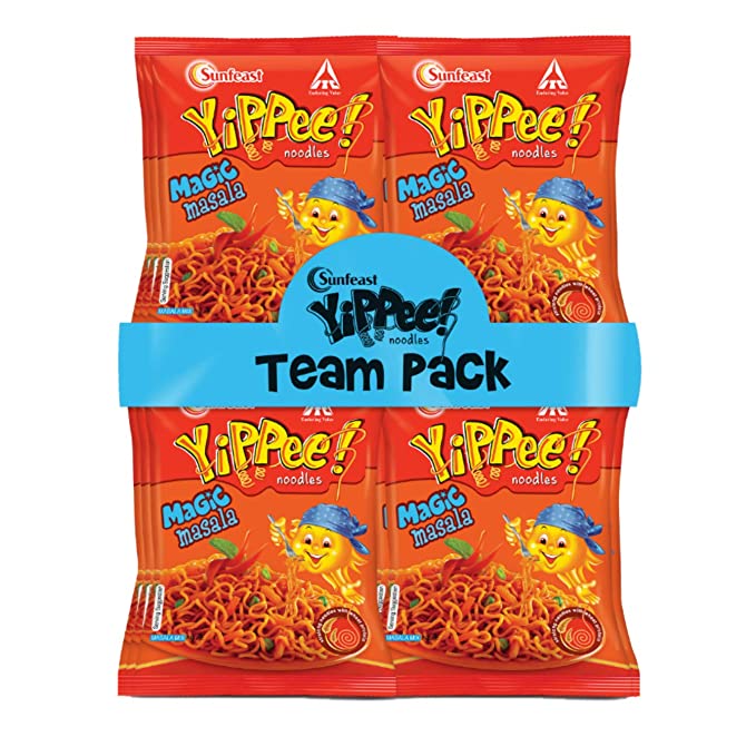 Sunfeast YiPPee! Magic Masala, Instant Noodles (Pack of 12), 810g ​