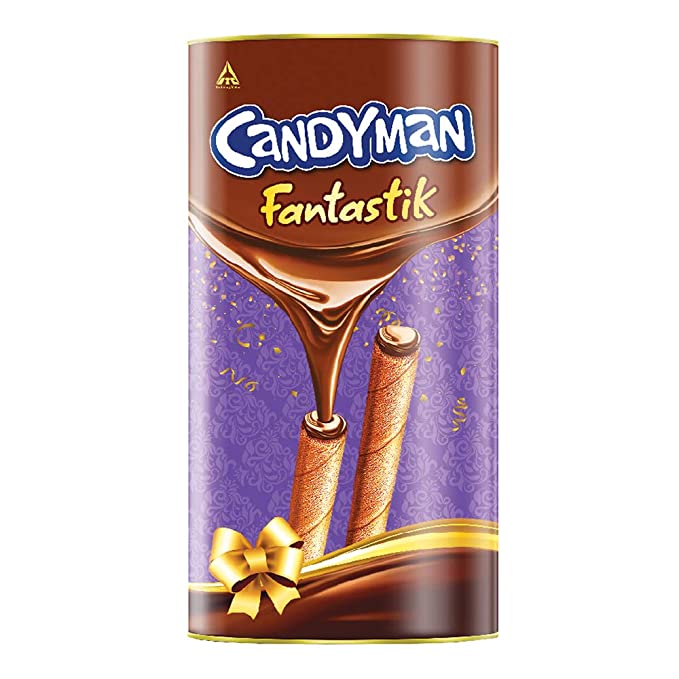 Candyman Fantastik Treat Pack, Choco Wafer Rolls, Chocolate