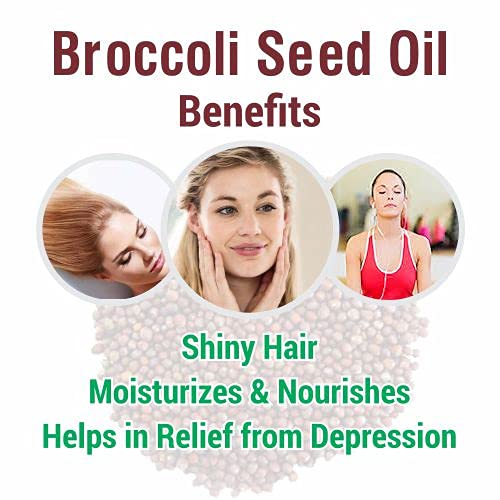 Crysalis Broccoli Seed (Brassica Oleracea Var. Italica) Oil|100% Pure & Natural Undiluted Essential Oil Organic Standard For Skin & Hair Care|Therapeutic Grade Oil, Restores Skin Glow